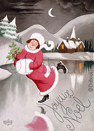 Albert Dubout, Joyeux Noël, 1937